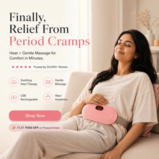 Period Cramp Relief Heating Pad & Massager